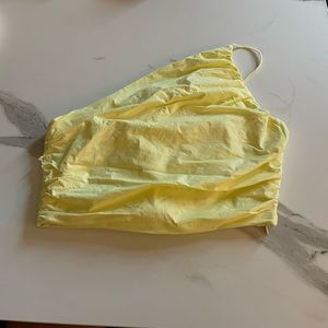 Yellow zara top